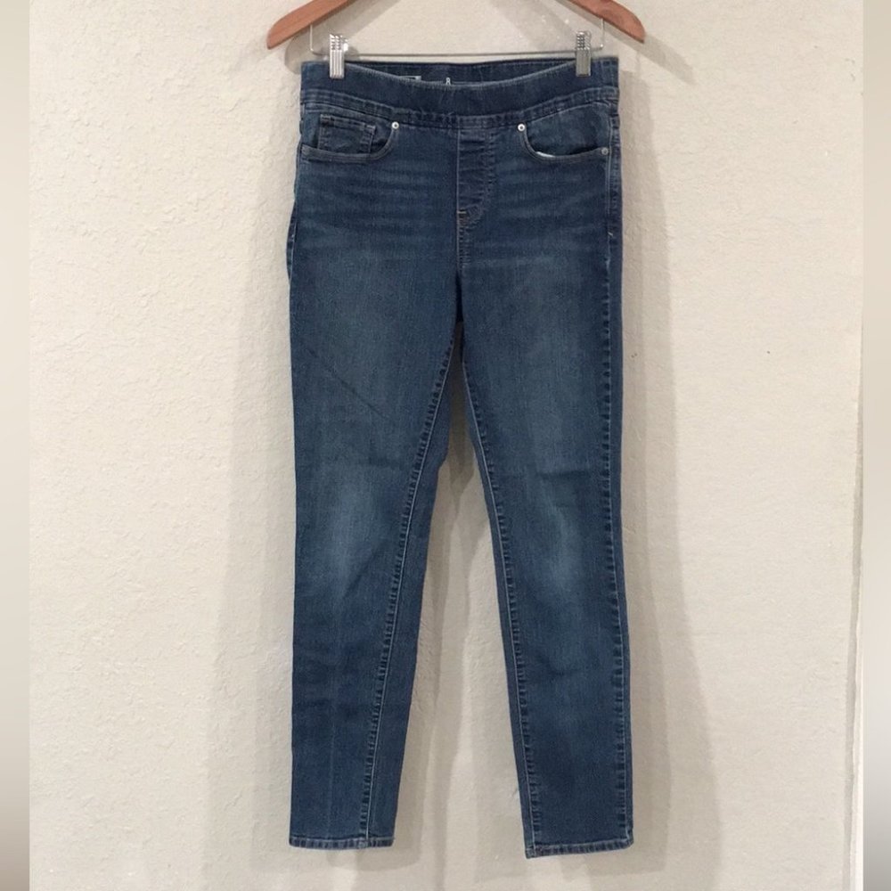 Levi’s Women’s Sz 8 Pull On Skinny Fit Ankle Denim Jeans Stretch